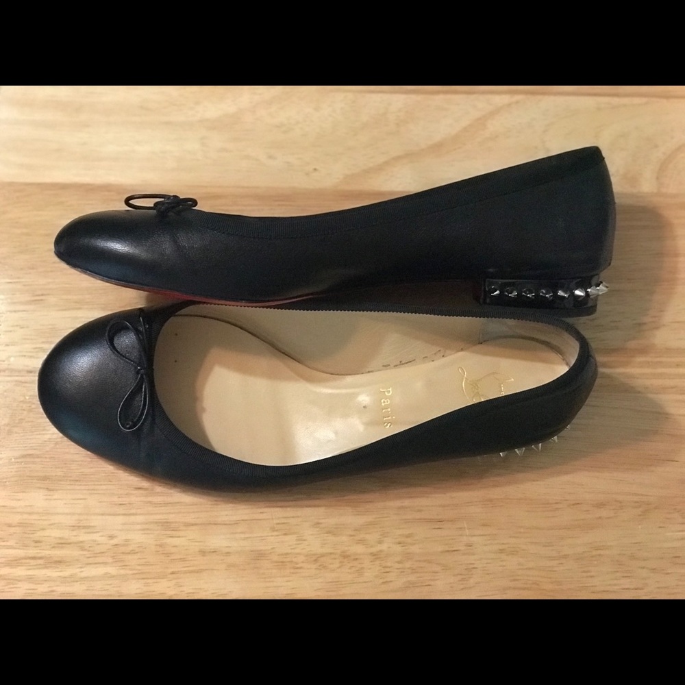 Christian Louboutin La Massine Studded Flats